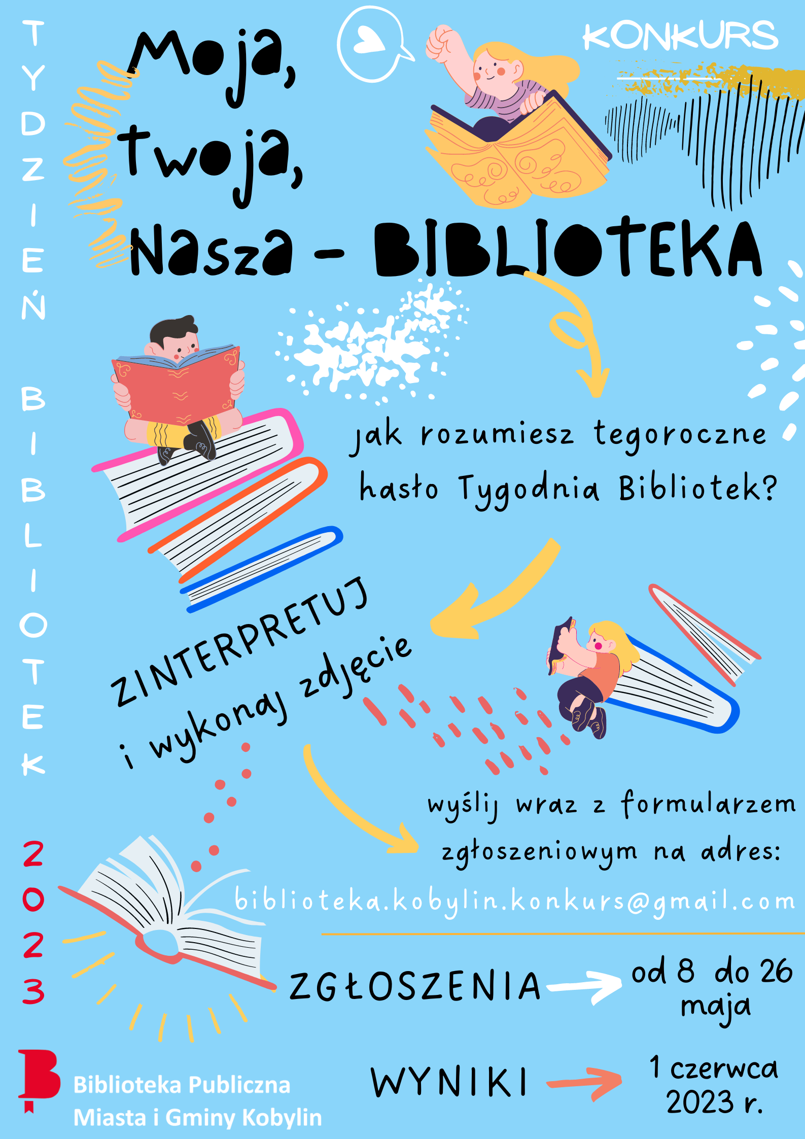 Plakat z informacją jak w treści