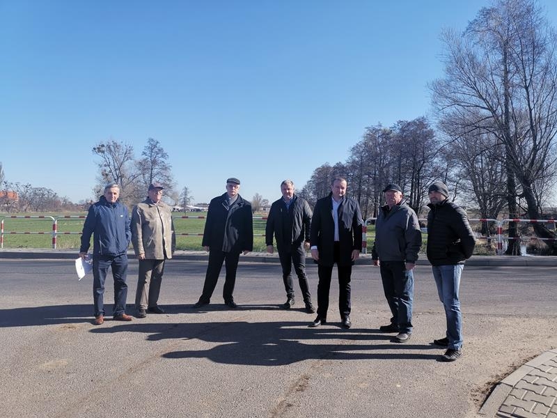 przekazanie placu budowy ul. Baszkowska w Kobylinie