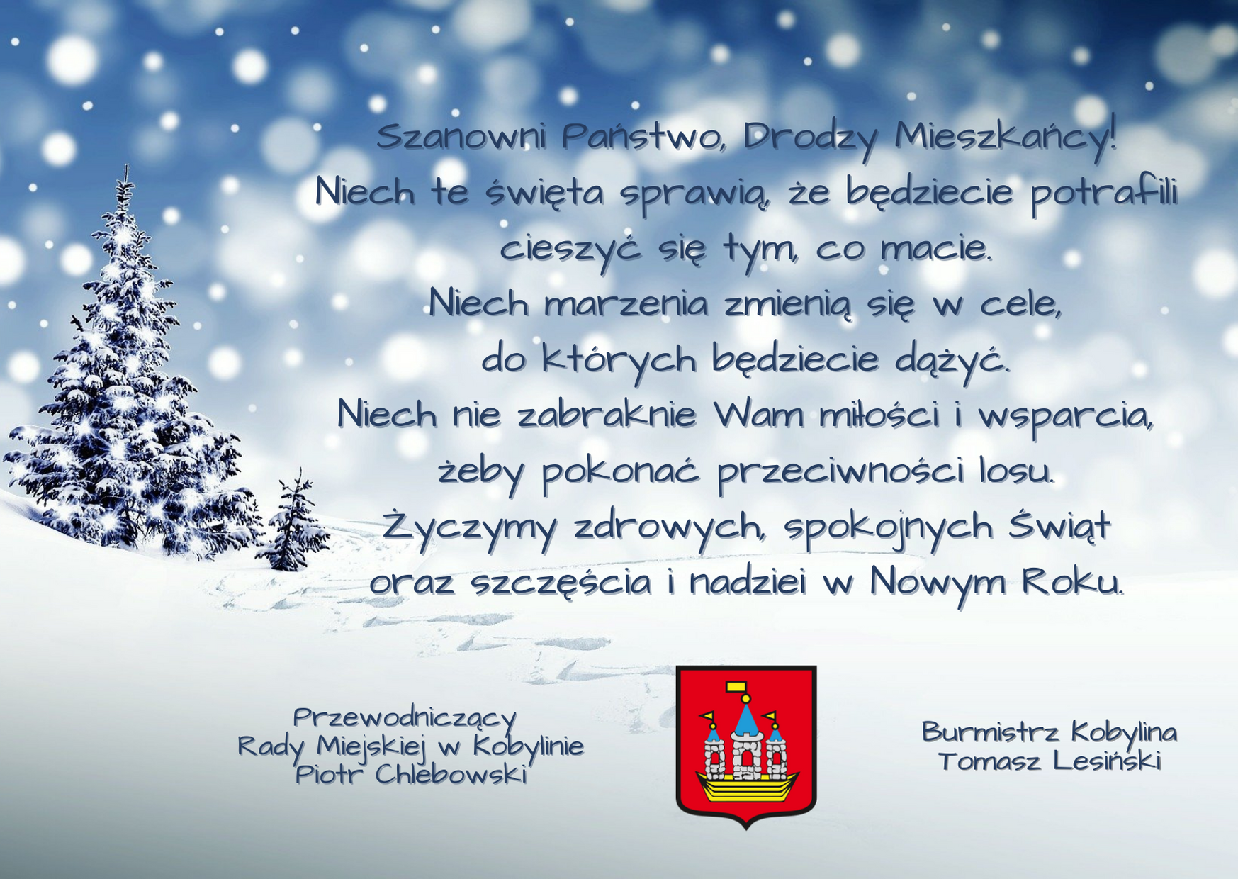 Życzenia Świąteczne - jak w treści