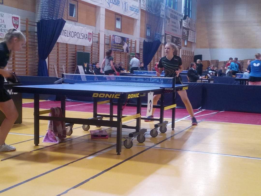Klaudia Wachowiak podczas mistrzostw Polski w Luboniu