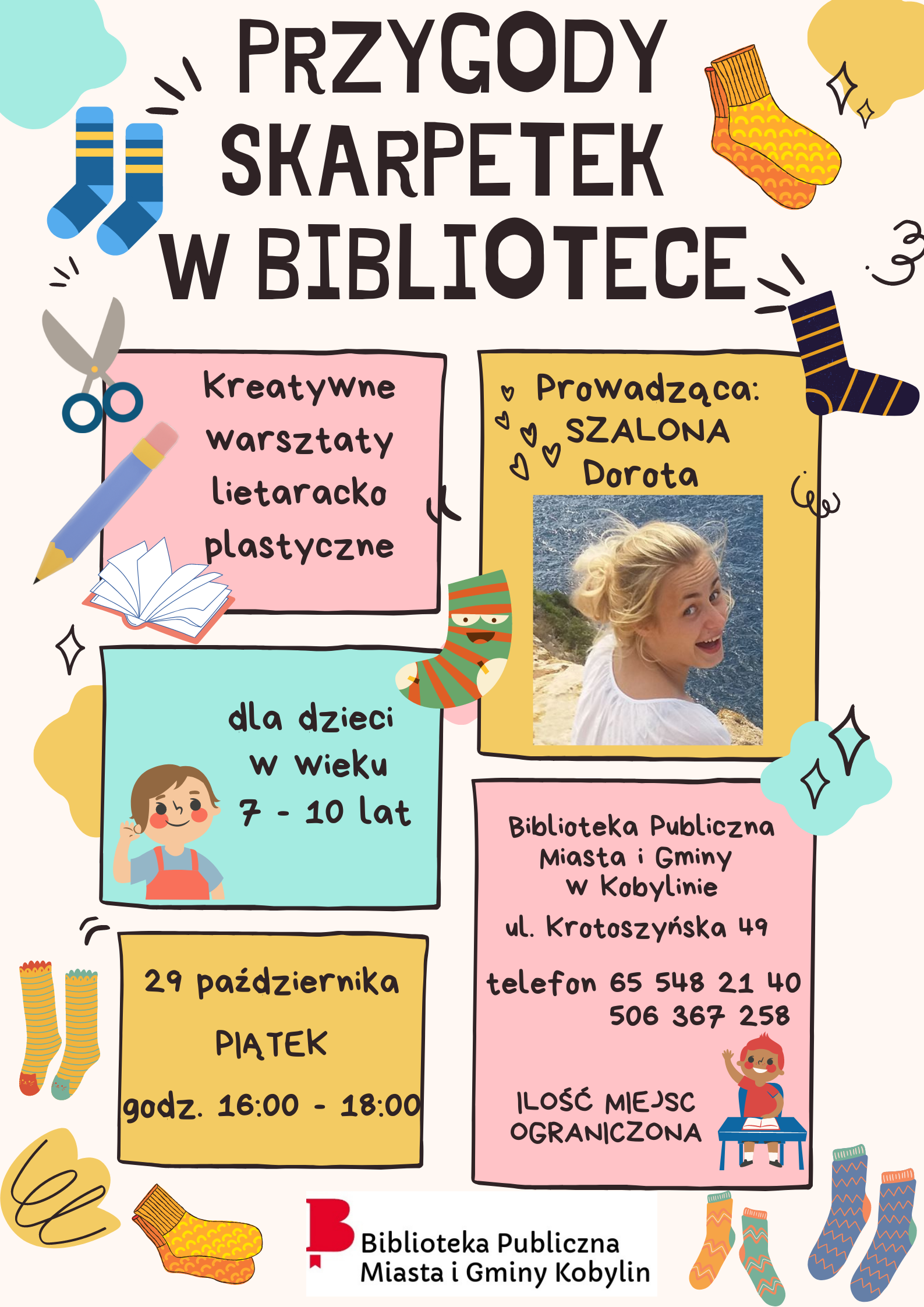 Plakat z informacją jak w treści