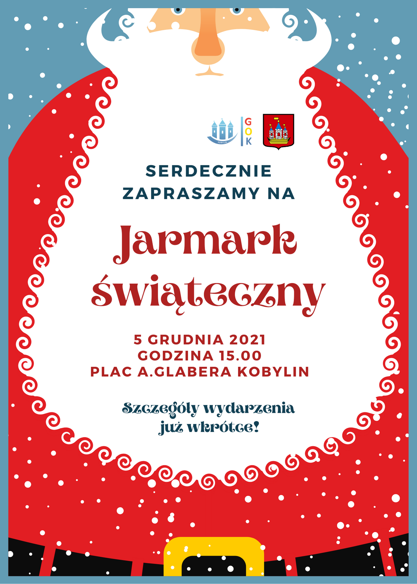 Plakat z informacją jak w treści