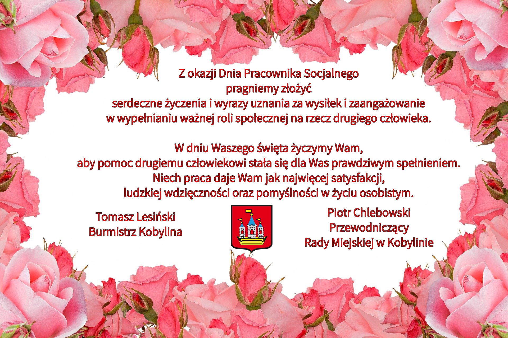 Życzenia Dzień Pracownika Socjalnego 