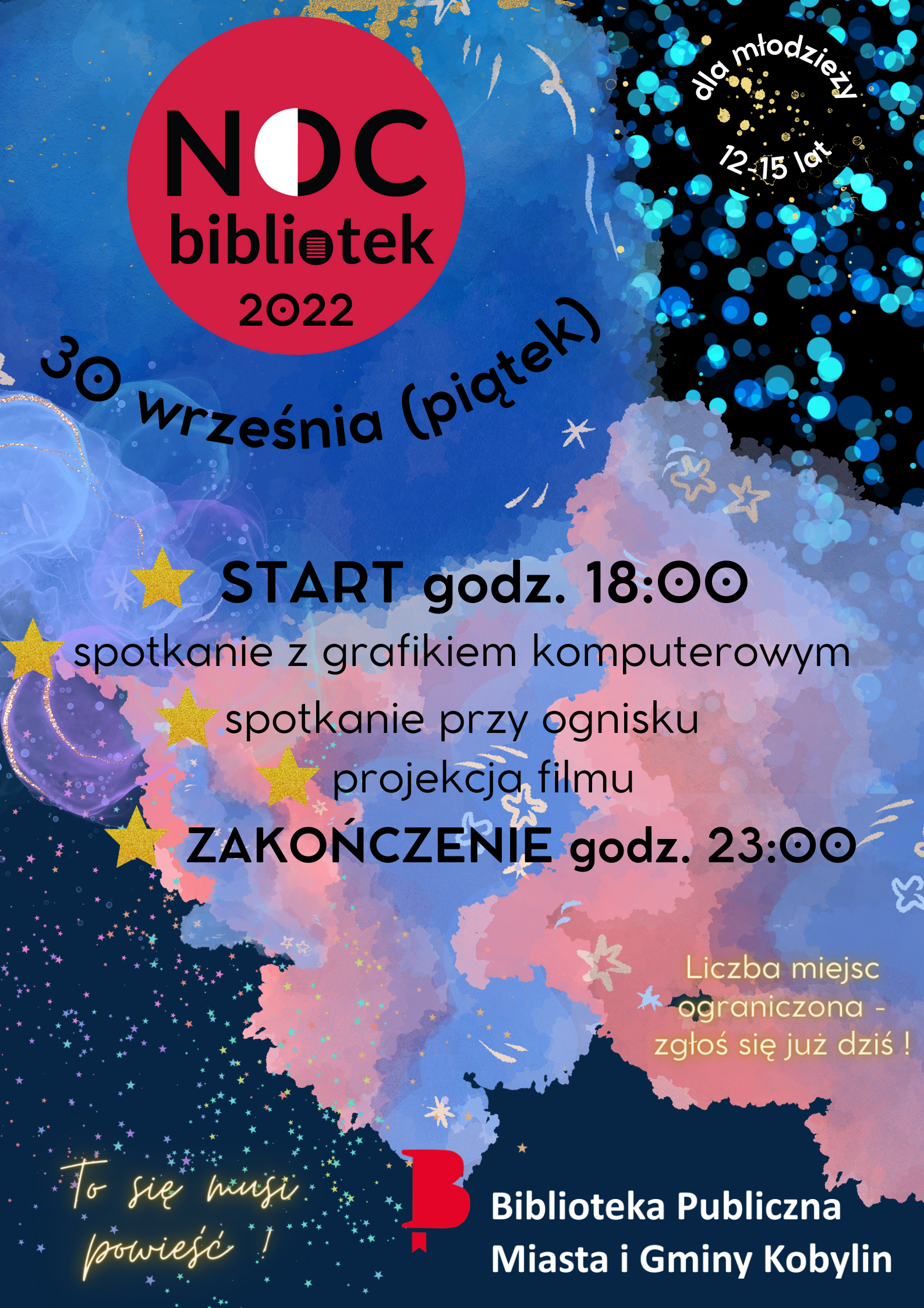 Plakat z informacją jak w treści