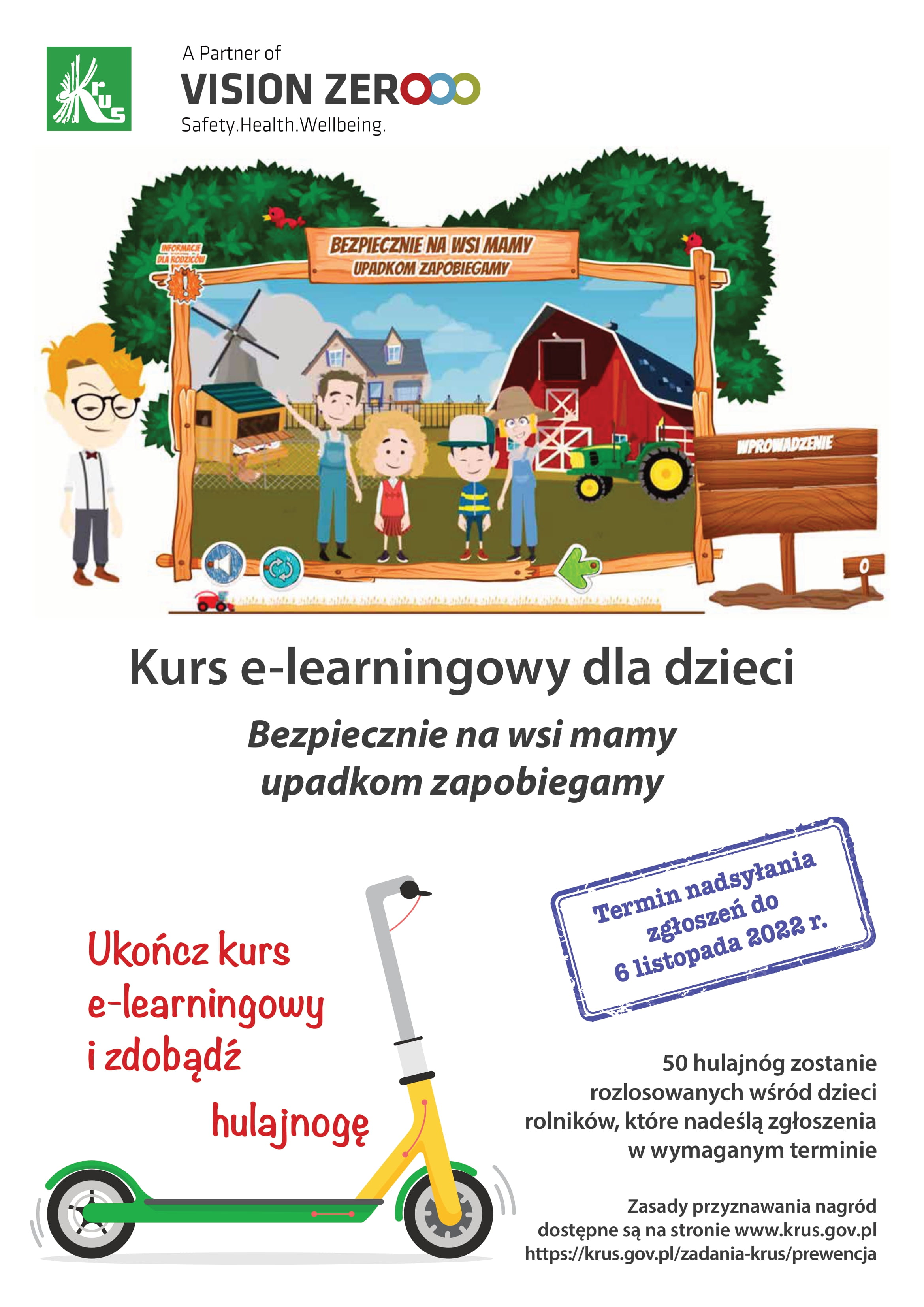 Plakat z informacją jak w treści