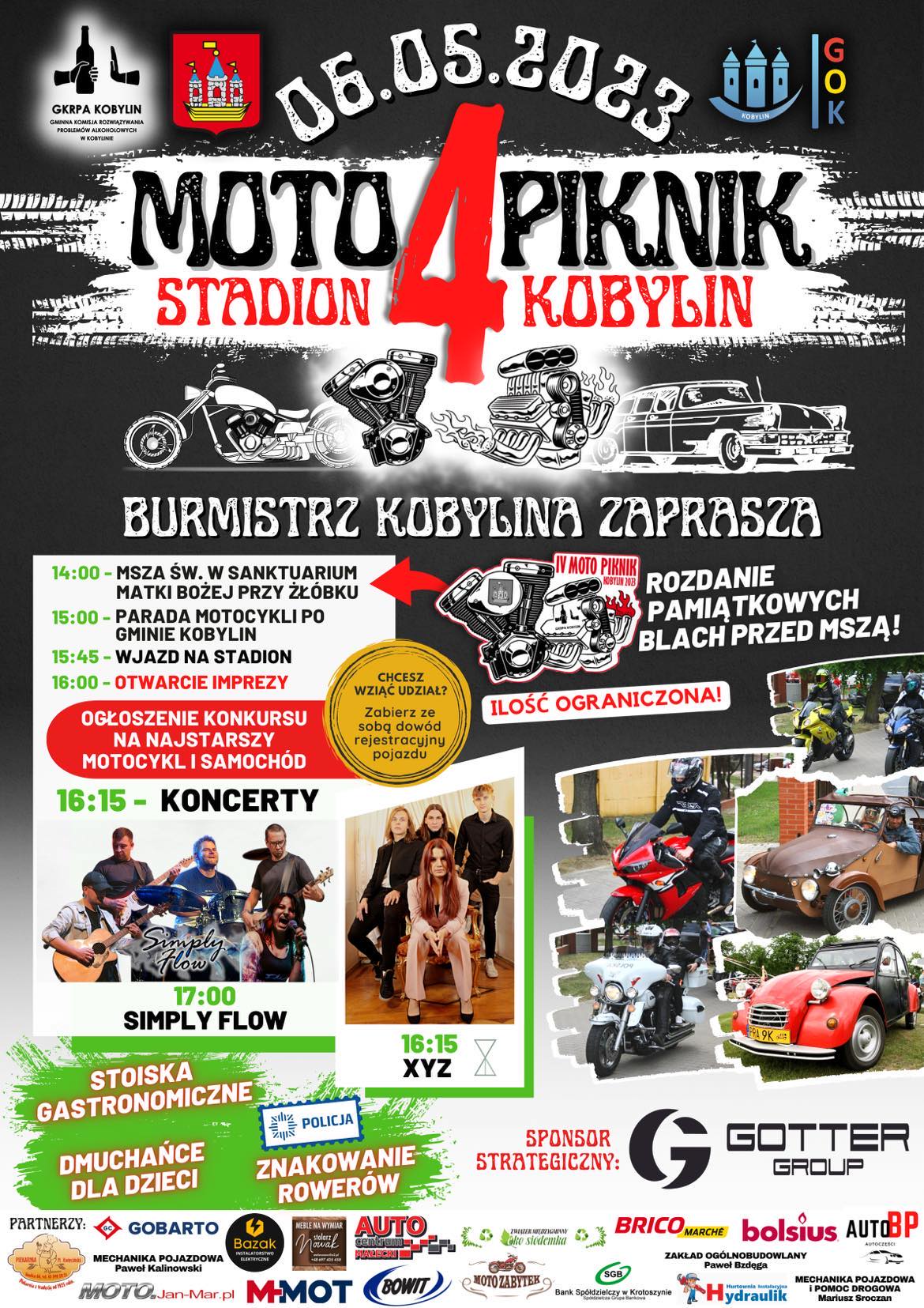 Plakat z informacją jak w treści
