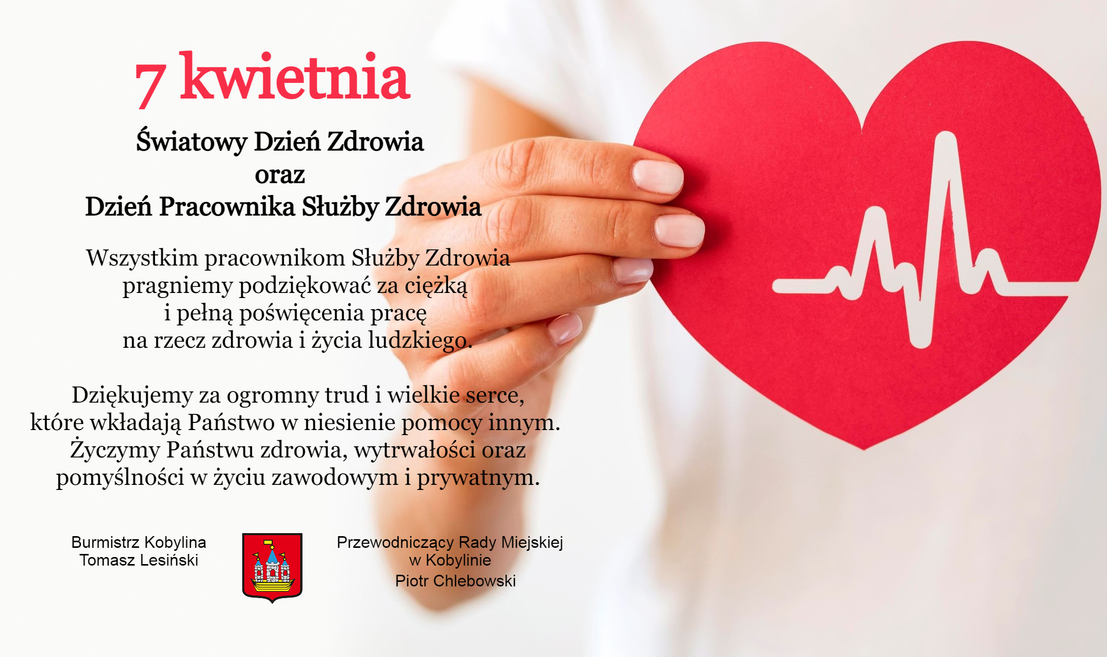 Plakat z informacją jak w treści