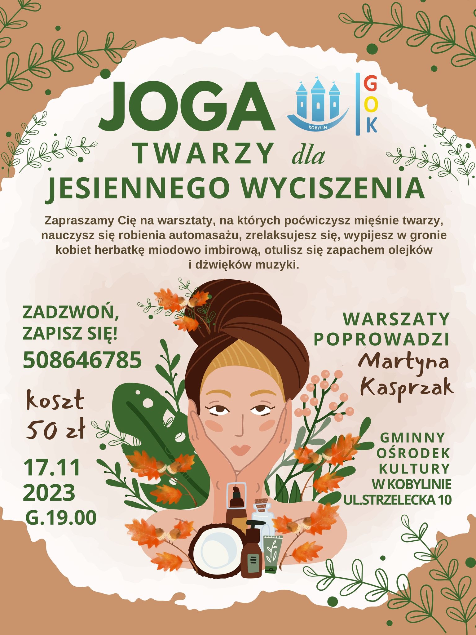 Plakat z informacją jak w treści