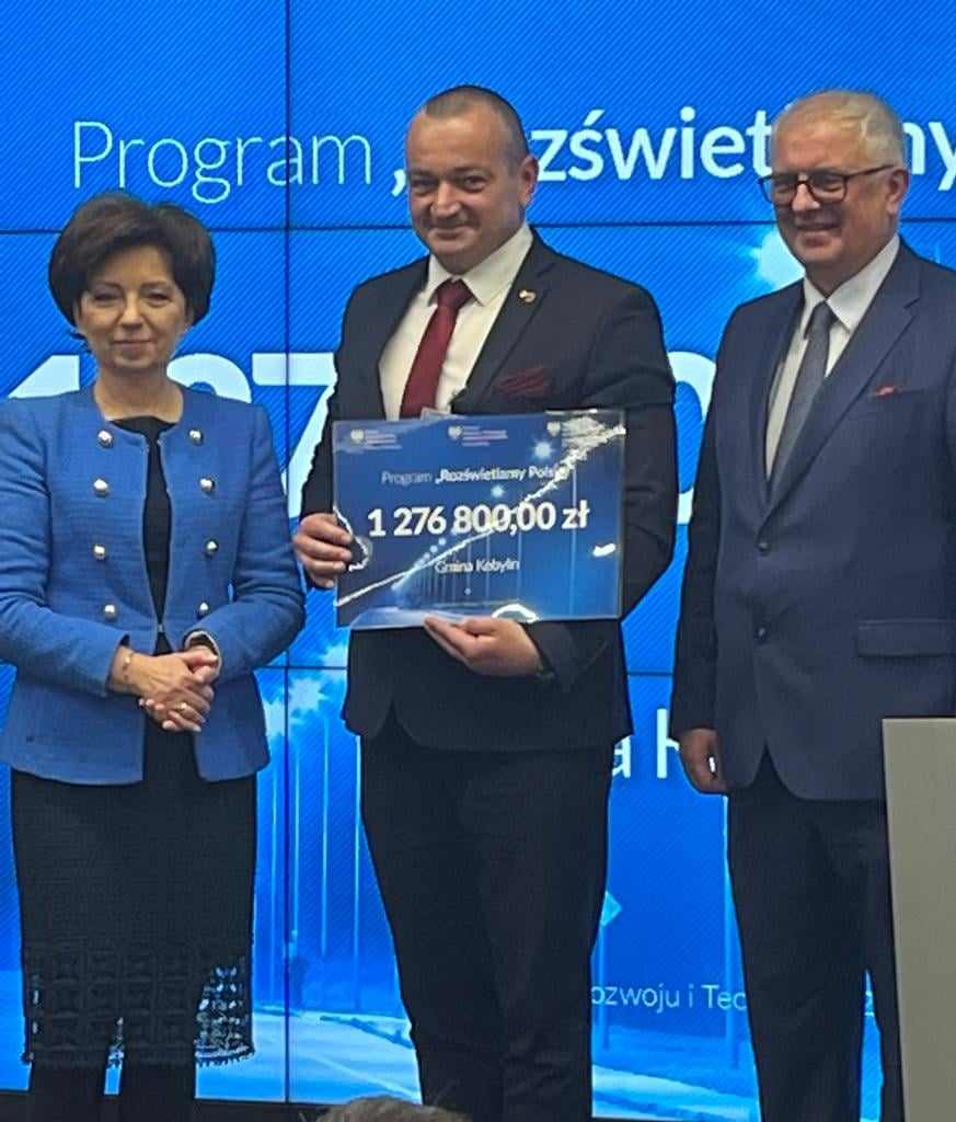 Odebranie czekuw Ministerstwie Rozwoju i technologii