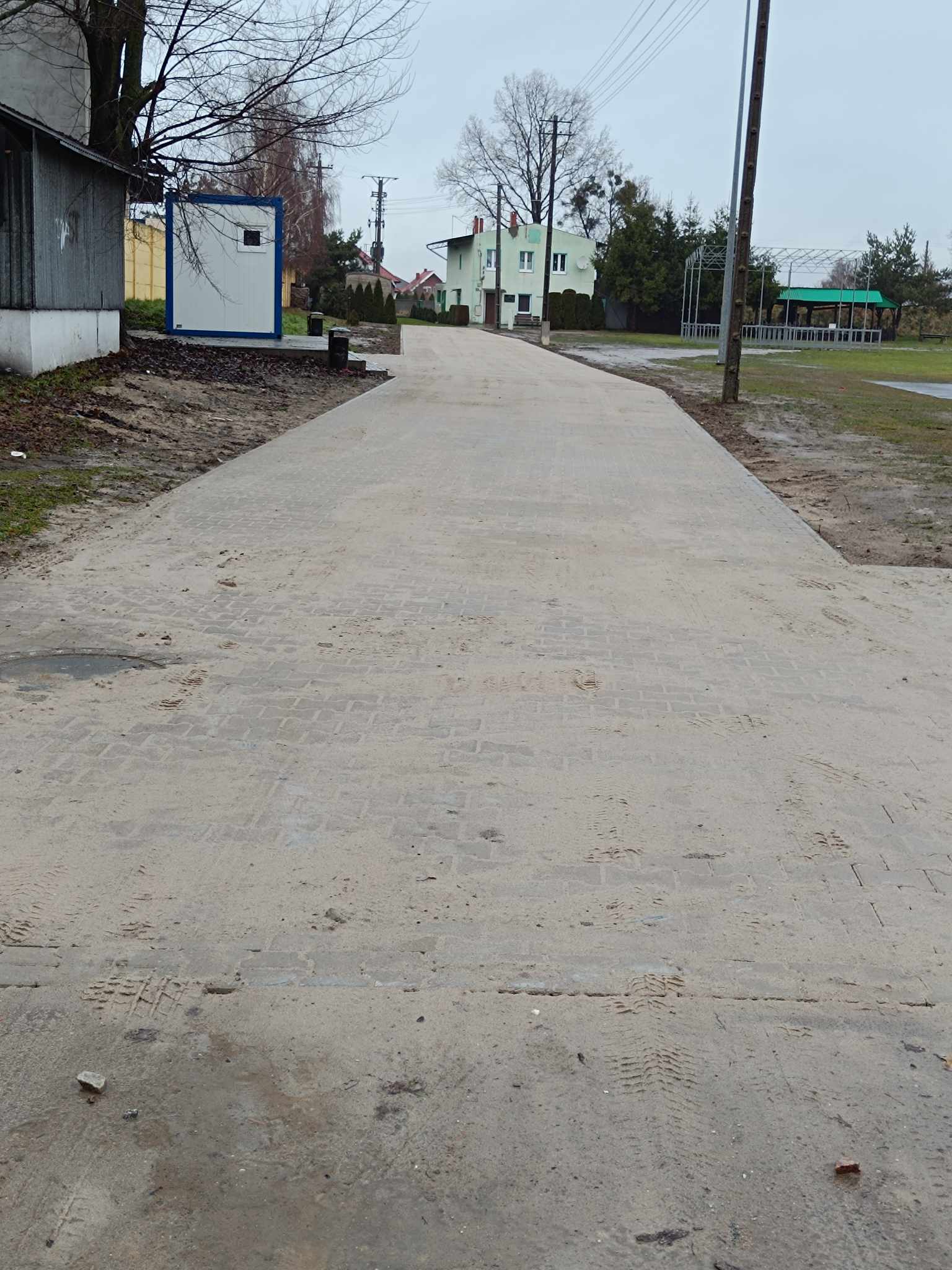 Utwardzenie terenu na Stadionie Miejskim