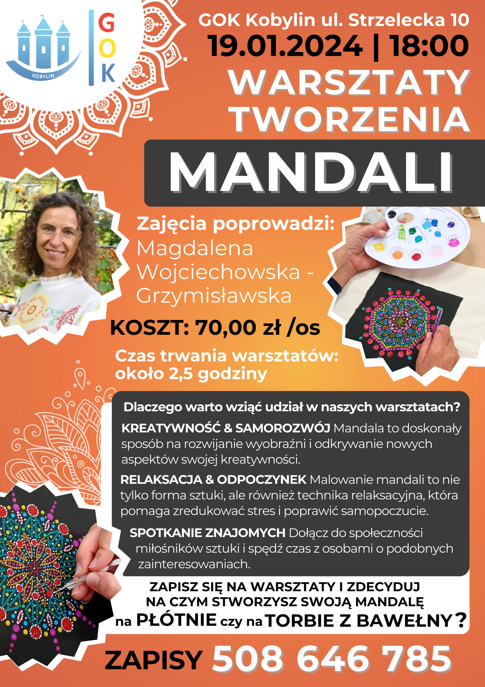 Plakat z informacją jak w treści