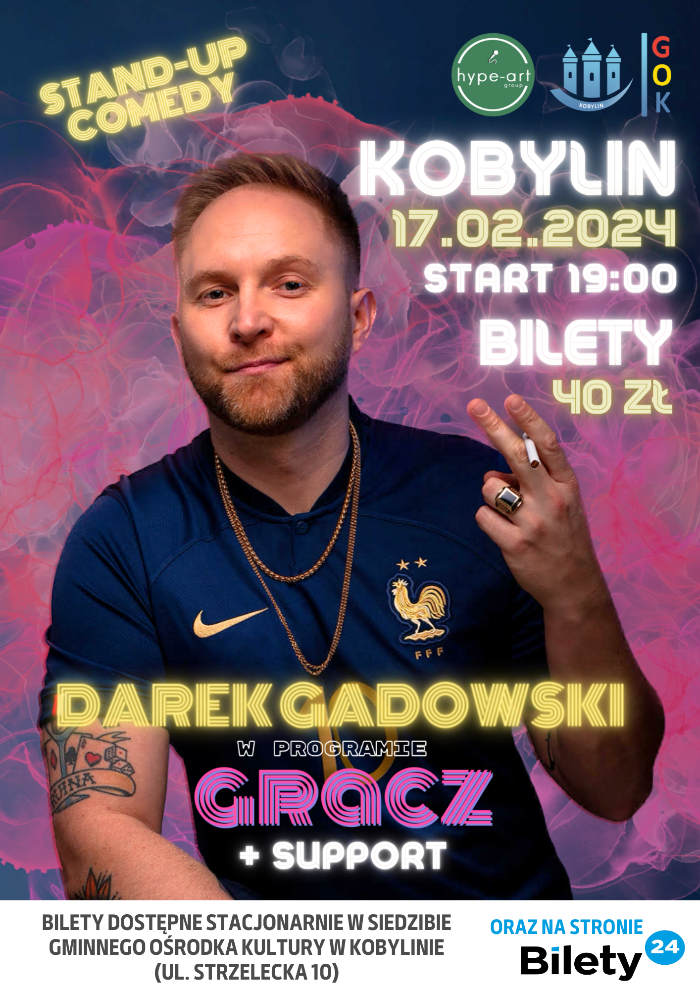Plakat z informacją jak w treści