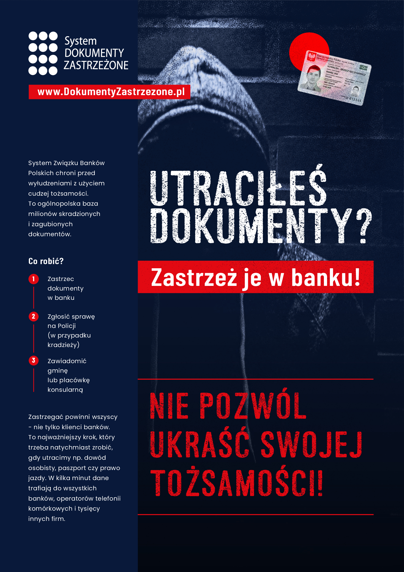Plakat z informacją jak w treści