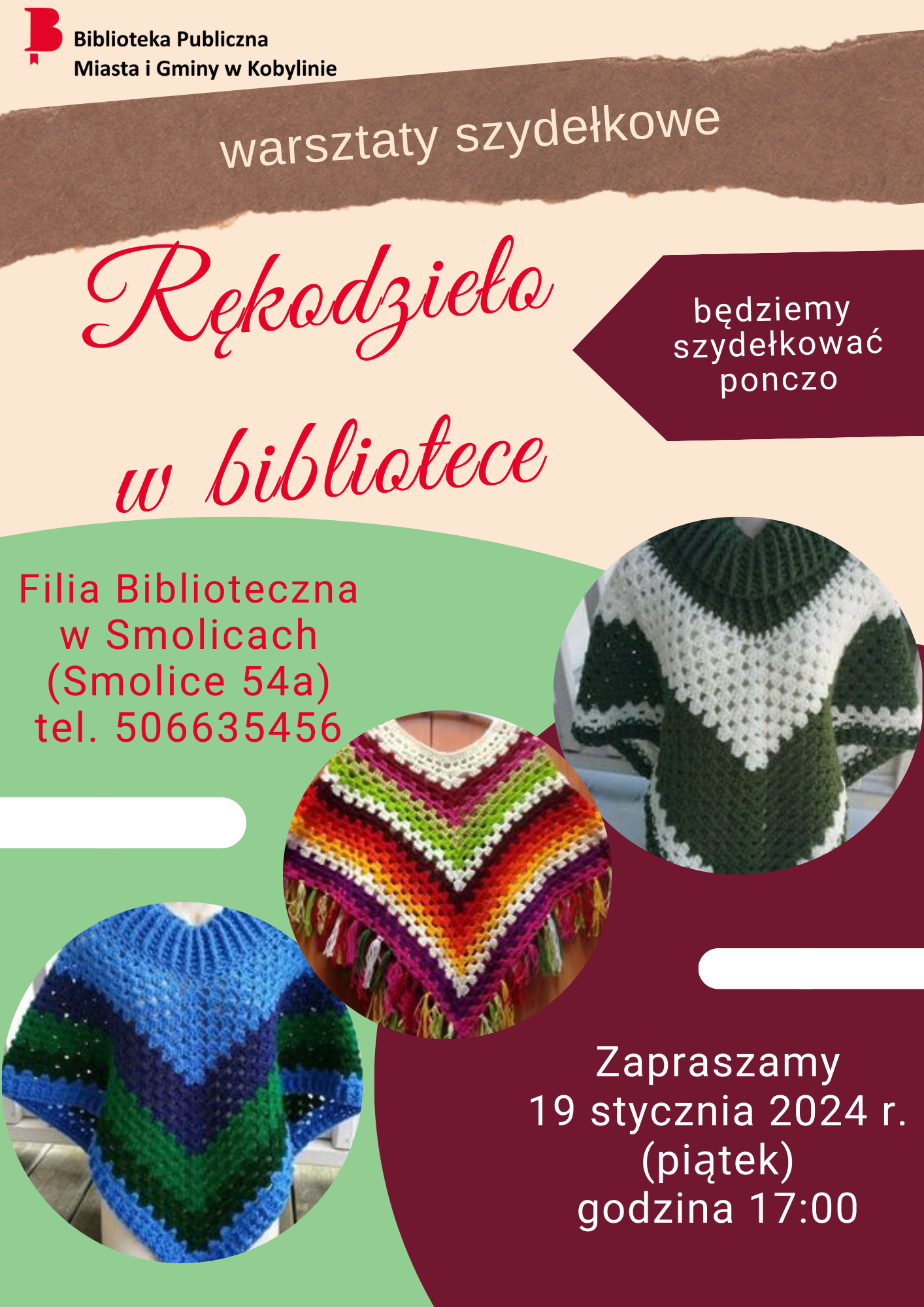 Plakat z informacją jak w treści