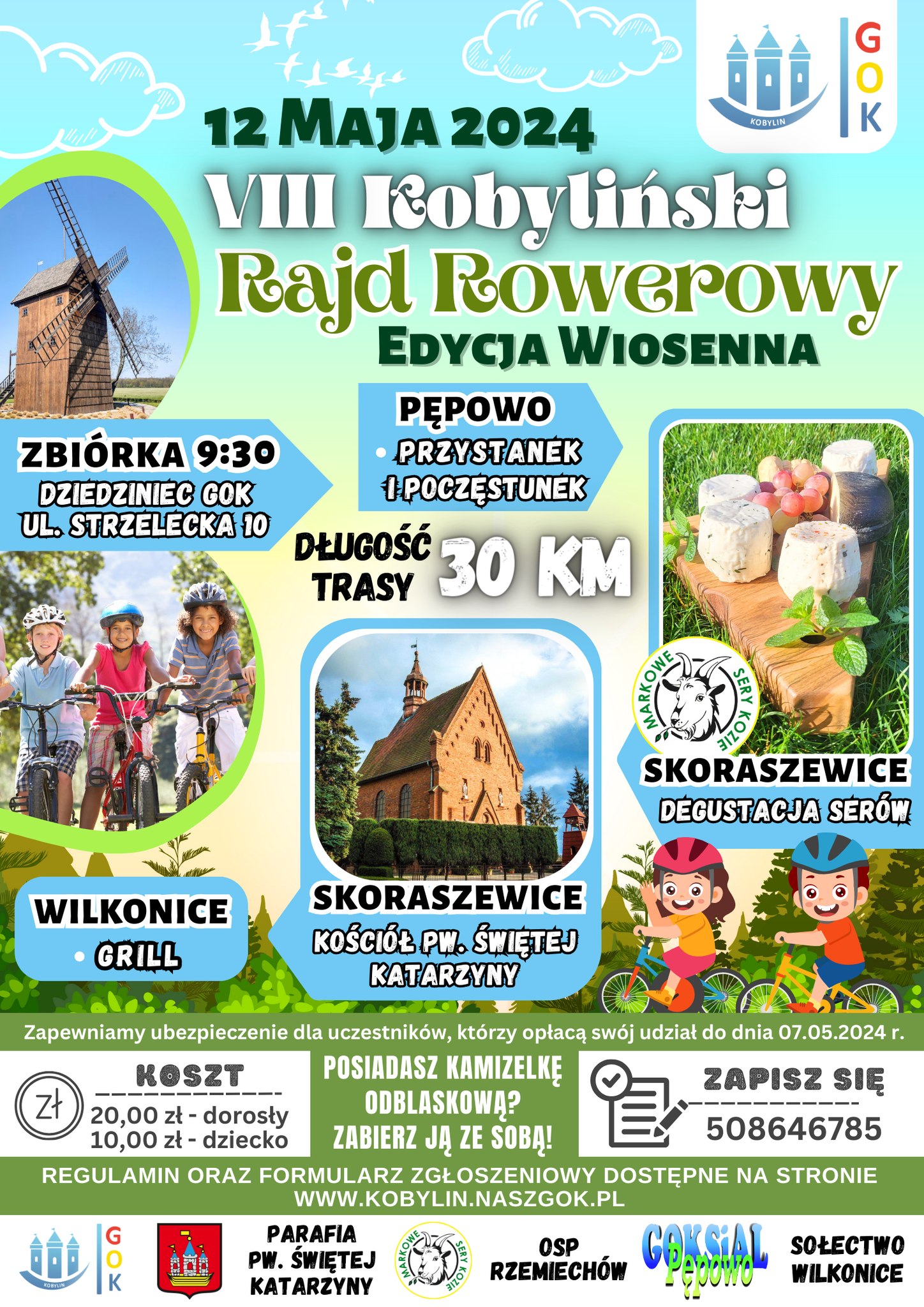 VIII Kobyliński Rajd Rowerowy Edycja Wiosenna