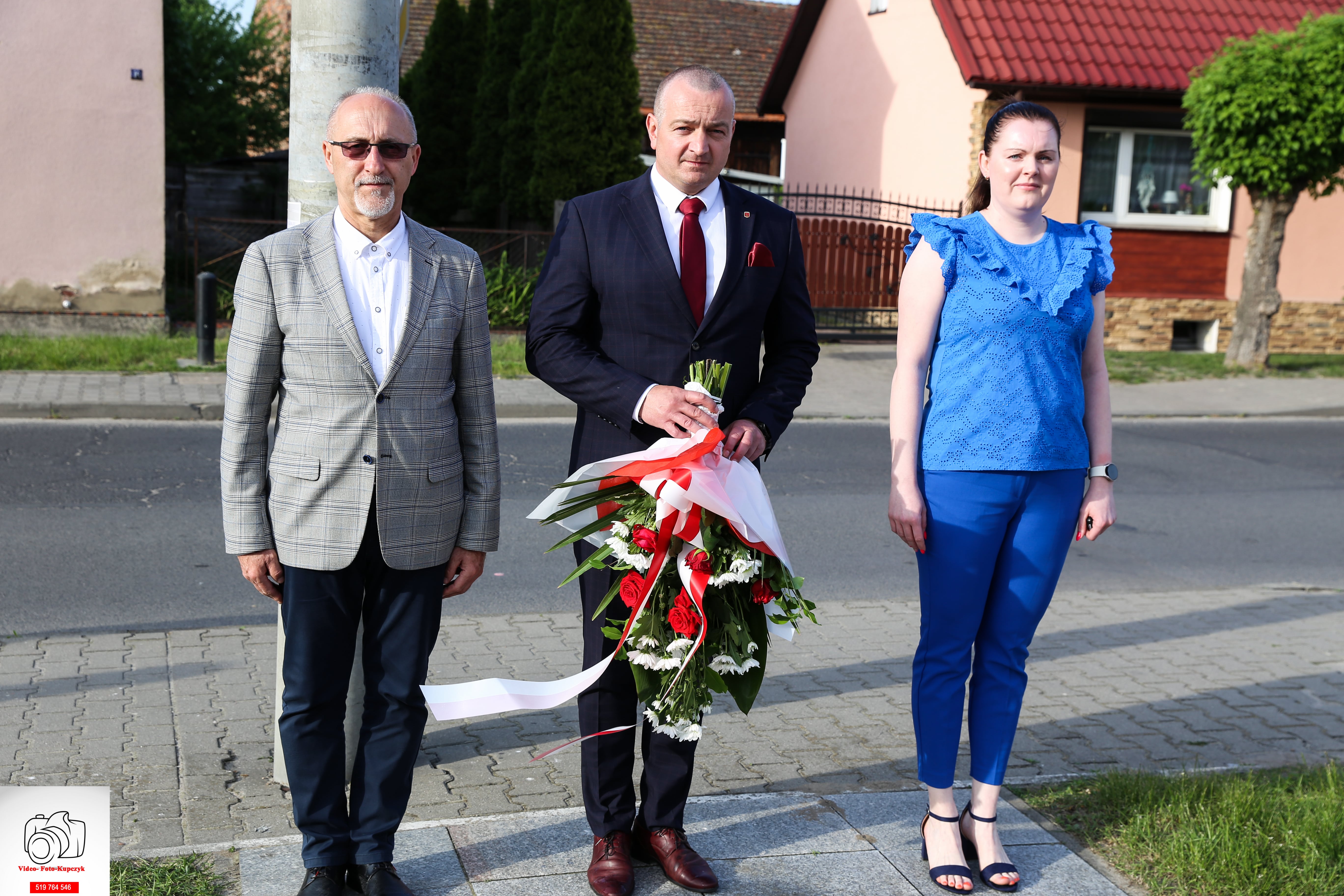 Burmistrz Kobylina oraz przedstawiciele Urzędu Miejskiego w Kobylinie