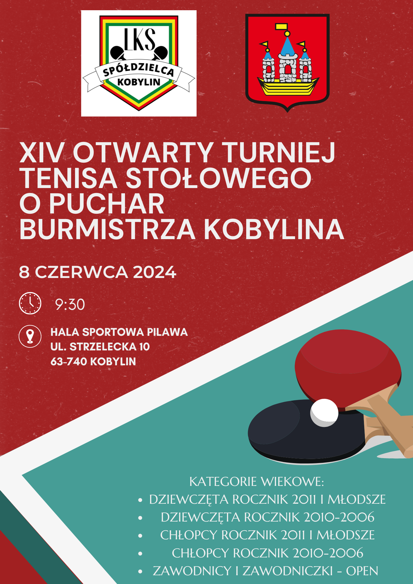 Plakat z informacją jak w treści 
