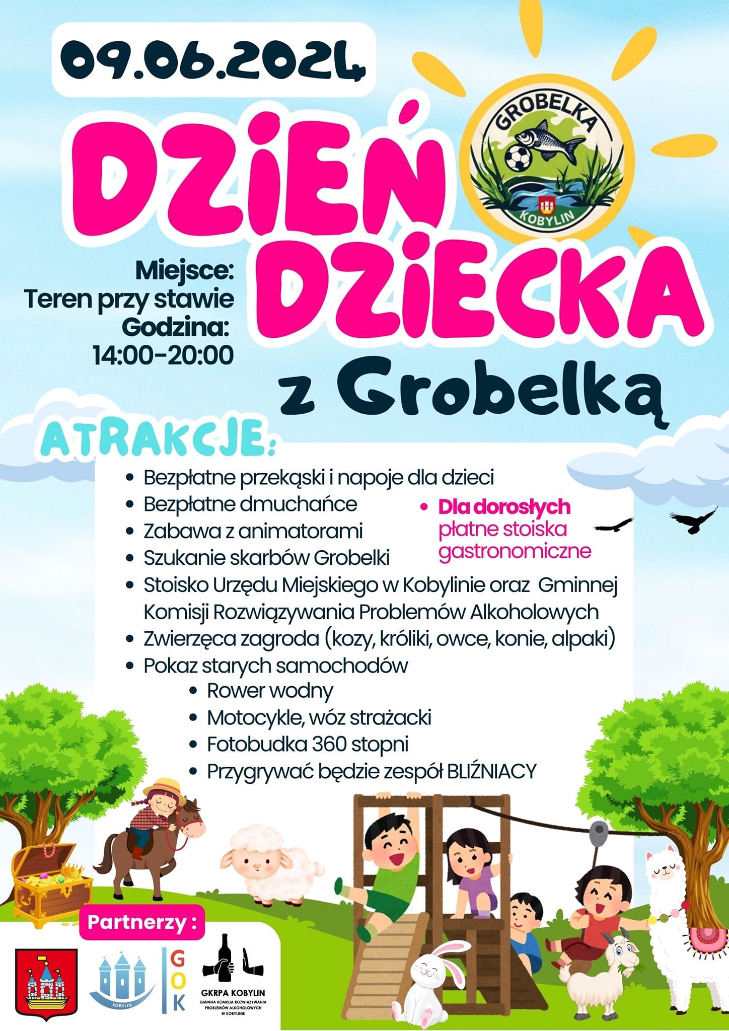 Plakat z informacją jak w treści