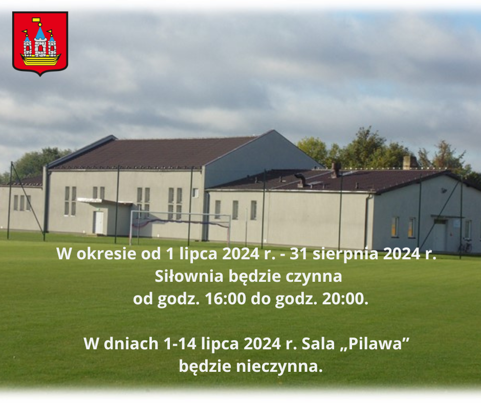 Plakat z informacją jak w treści