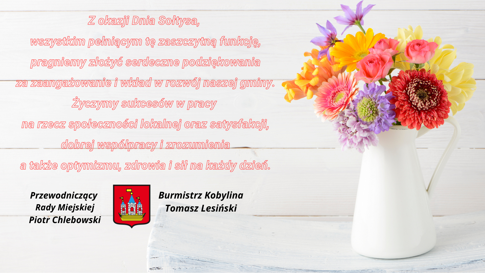 Plakat z informacją jak w treści