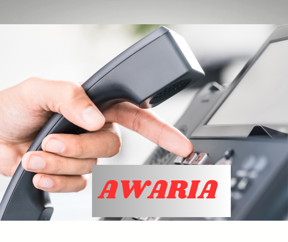Plakat z informacją jak w treści