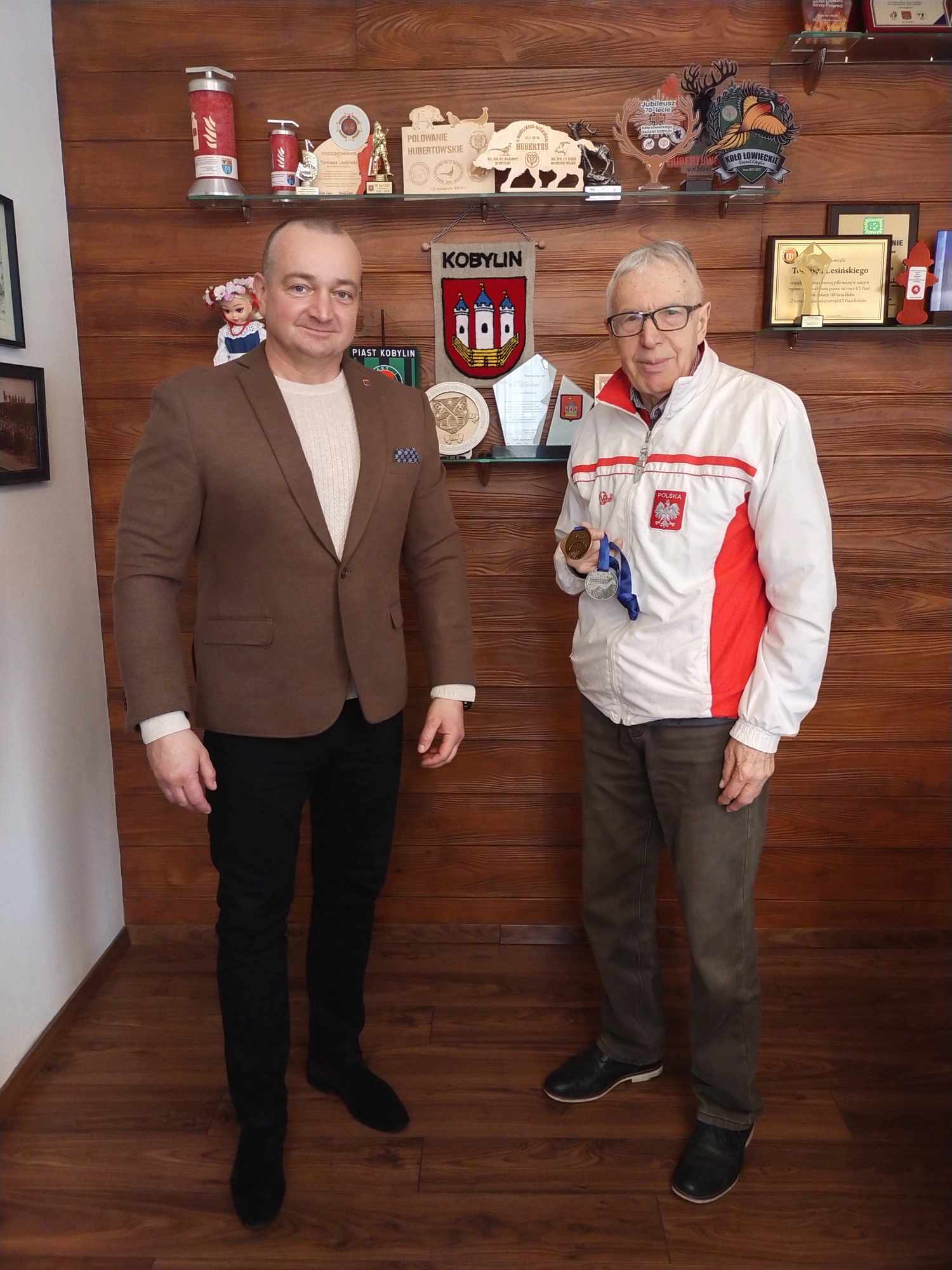 Czesław Roszczak w Urzędzie Miejskim