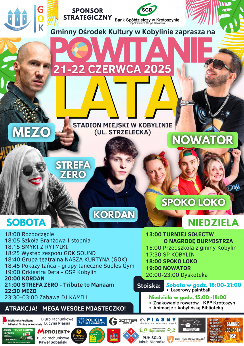 Plakat z informacją jak w treści 