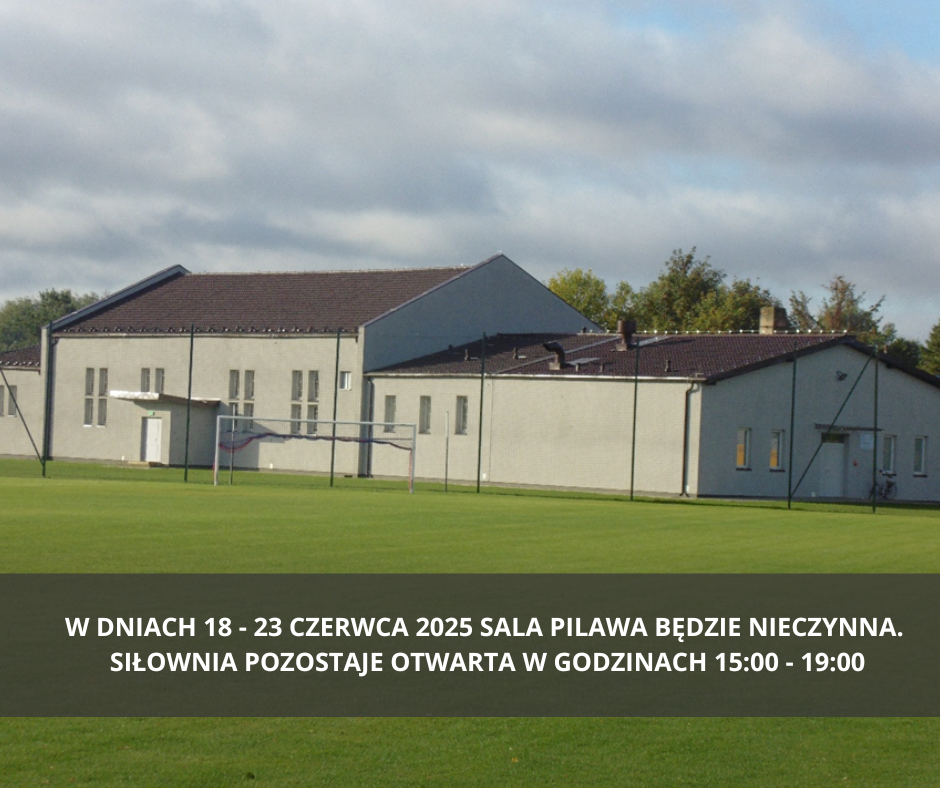 Plakat z informacją jak w treści 