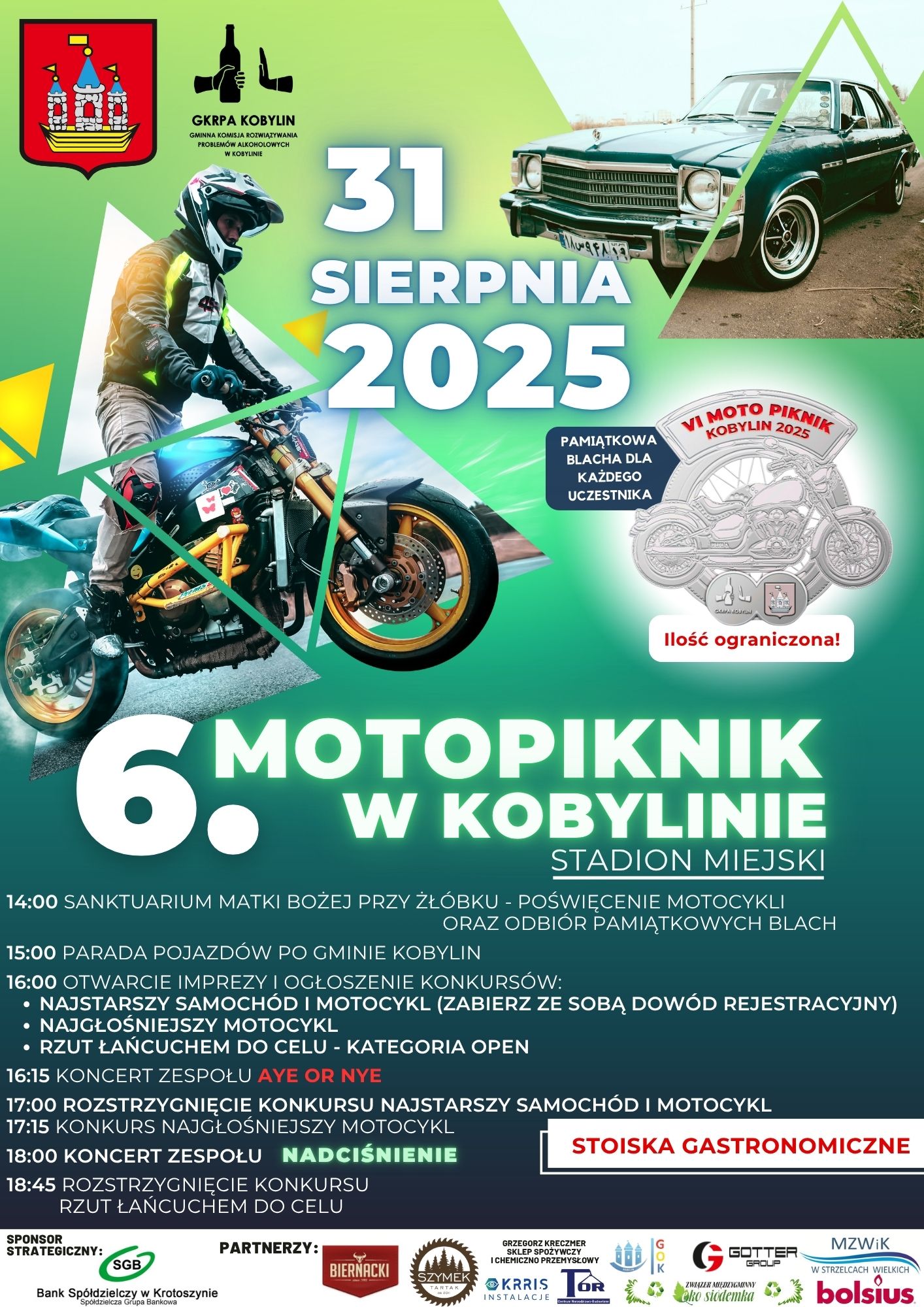 Plakat z informacją