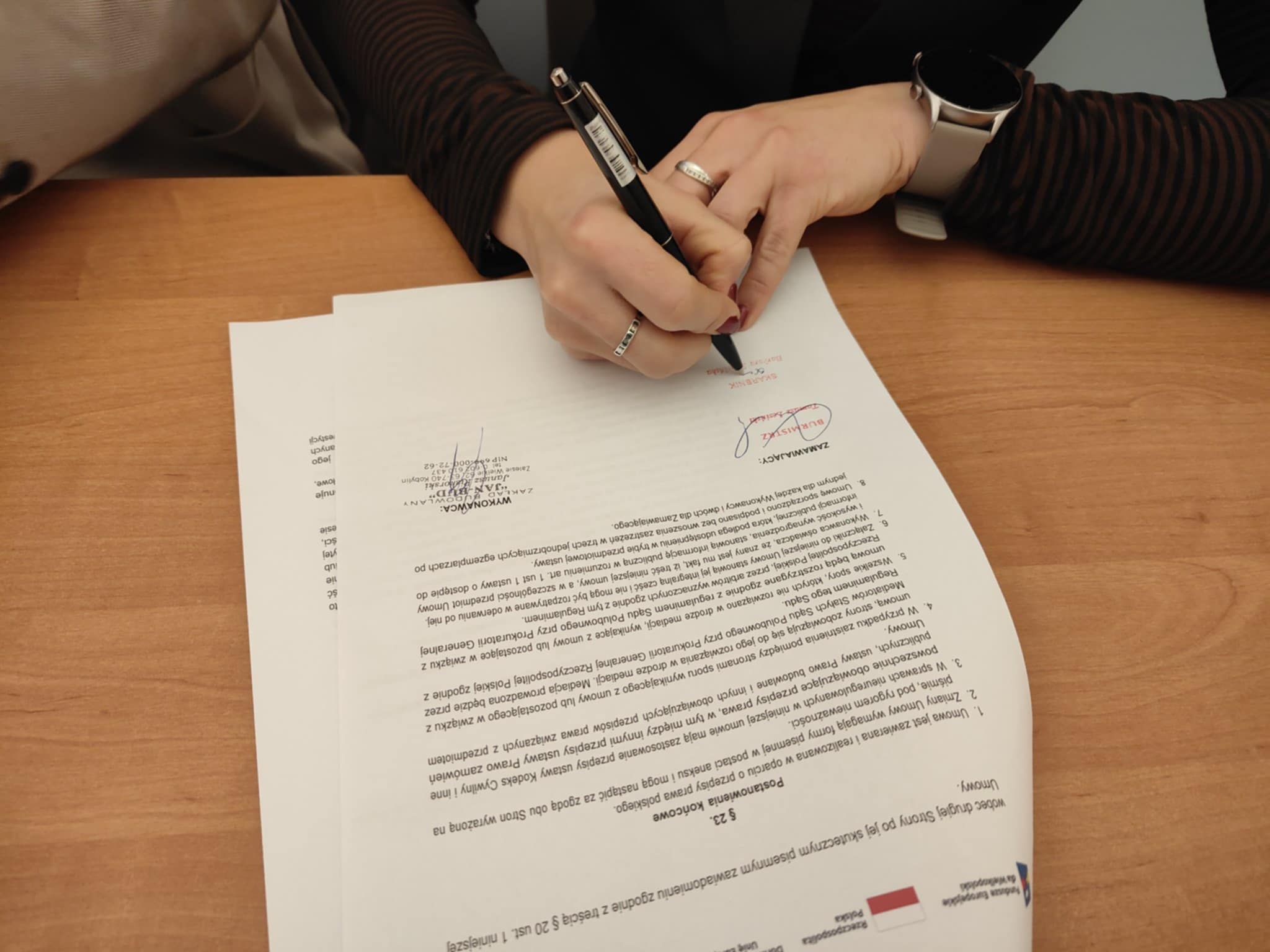 Podpisanie umowy