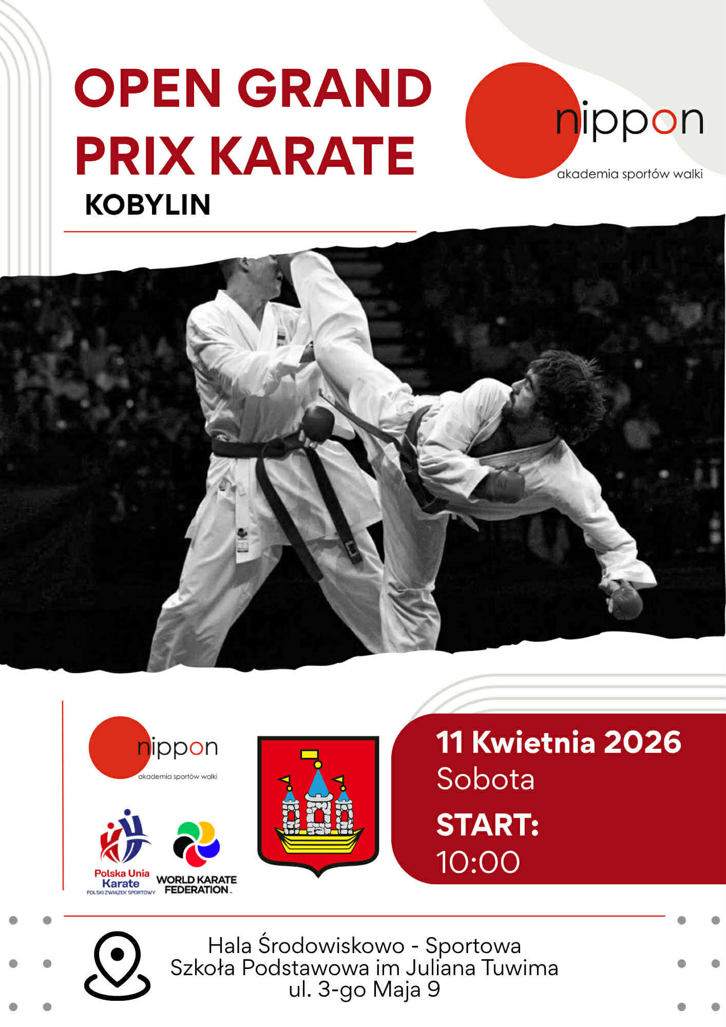 Plakat z informacją