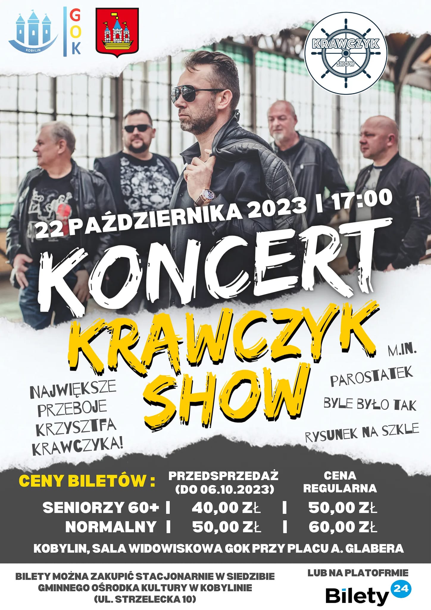 Plakat z informacją jak w treści